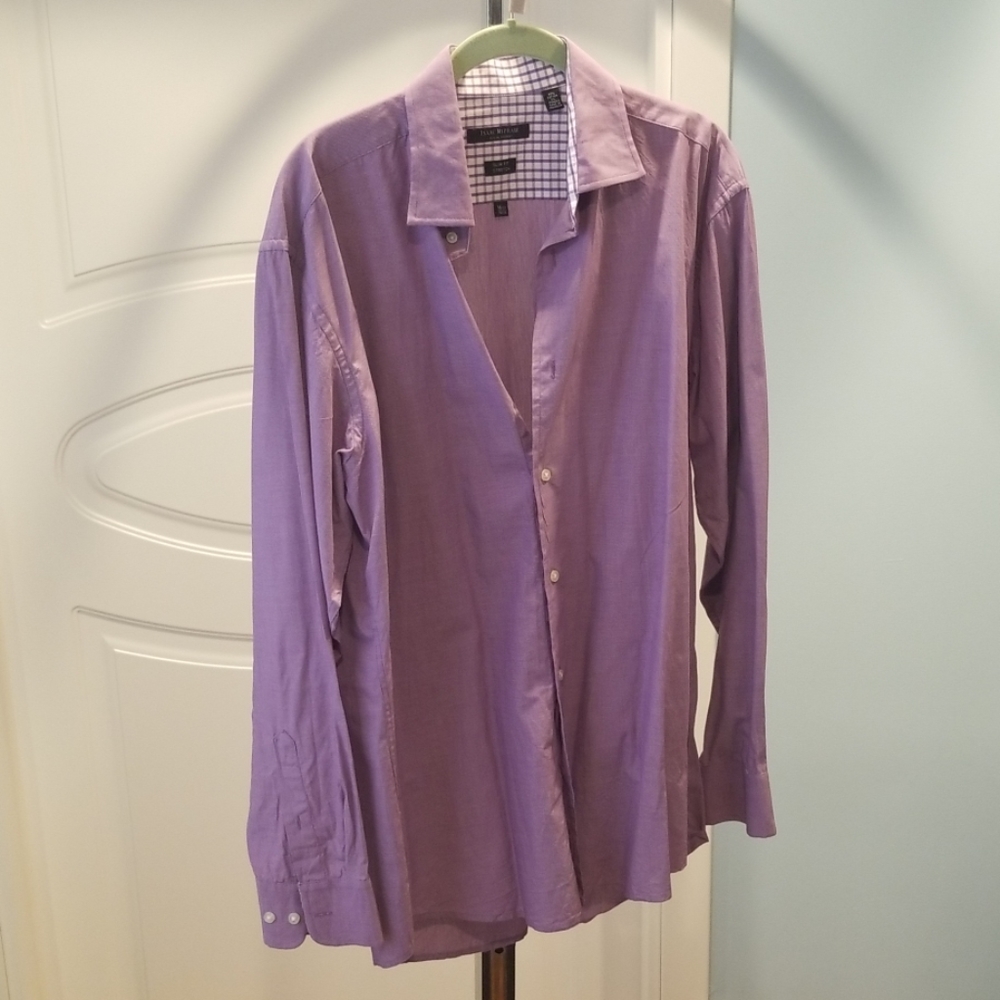 👔 Isaac Mizrahi Dress Shirt Size 16.5